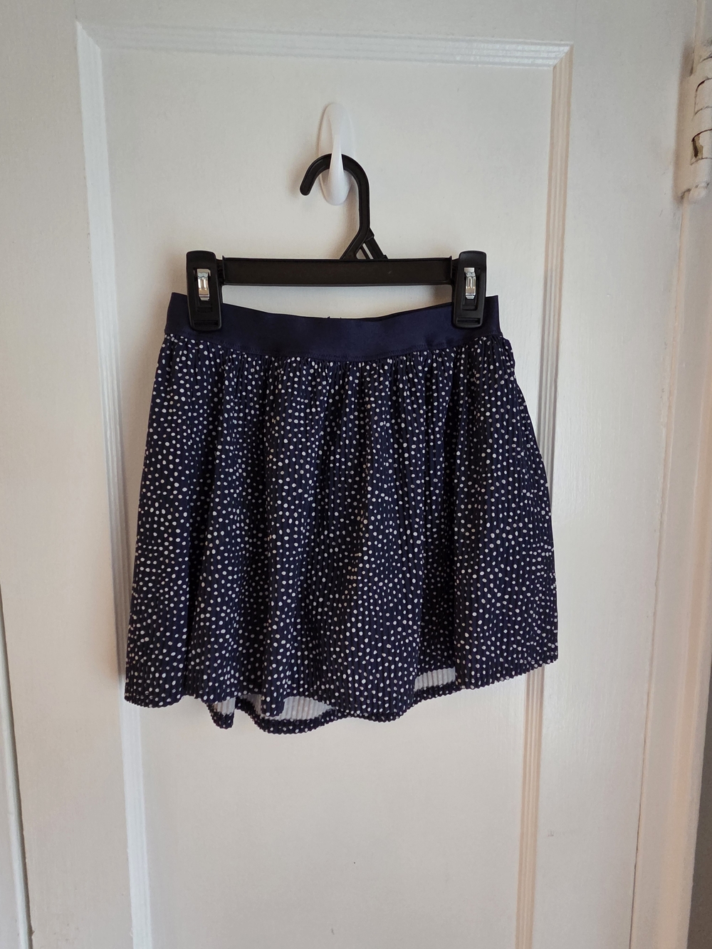 all in motion Navy Polka Dot Skater Skirt